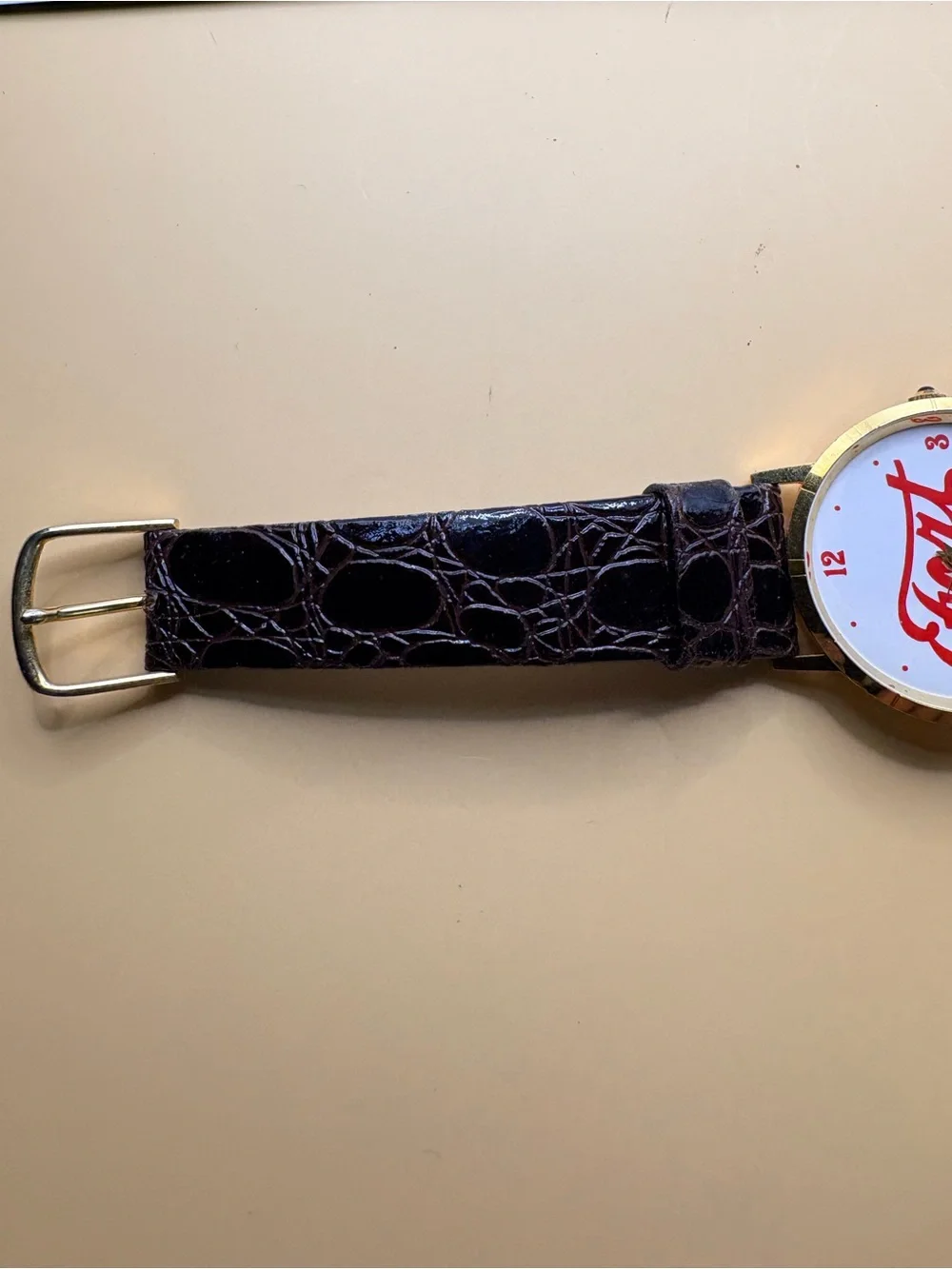 COLLECTORS ITEM Wristwatch VINTAGE PROMOTIONAL WATCH.  NEW BATTERY.